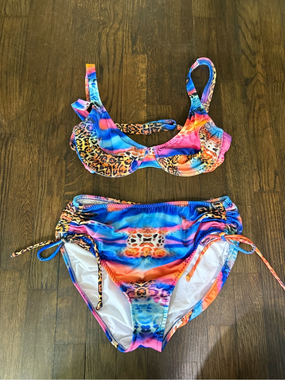 VENUS Multicolor Leopard-Accent Bikini
